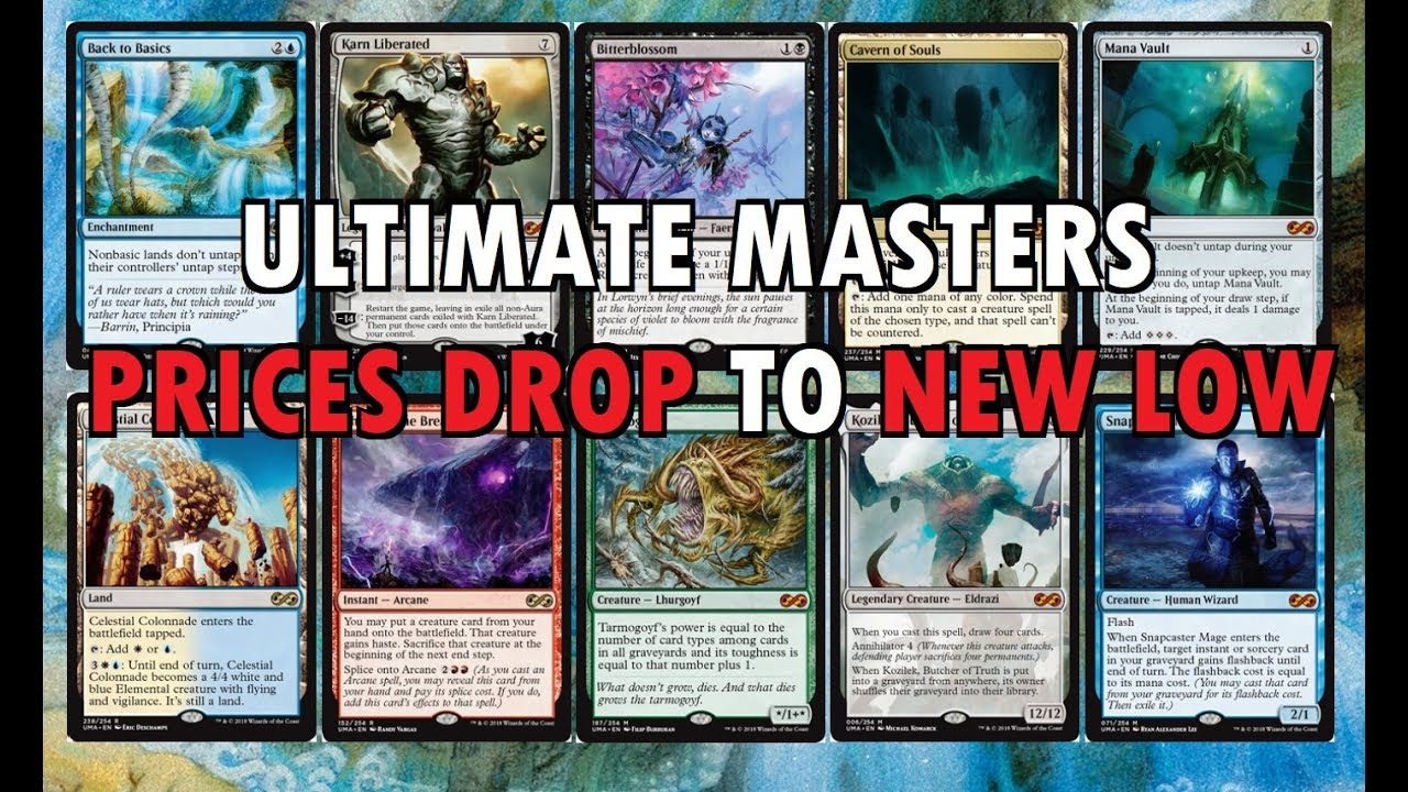 Top 25 Most Valuable Ultimate Masters Cards MTG