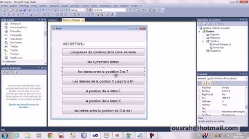 Cours 3 - Initiation C sharp- chaines de caratères en C#
