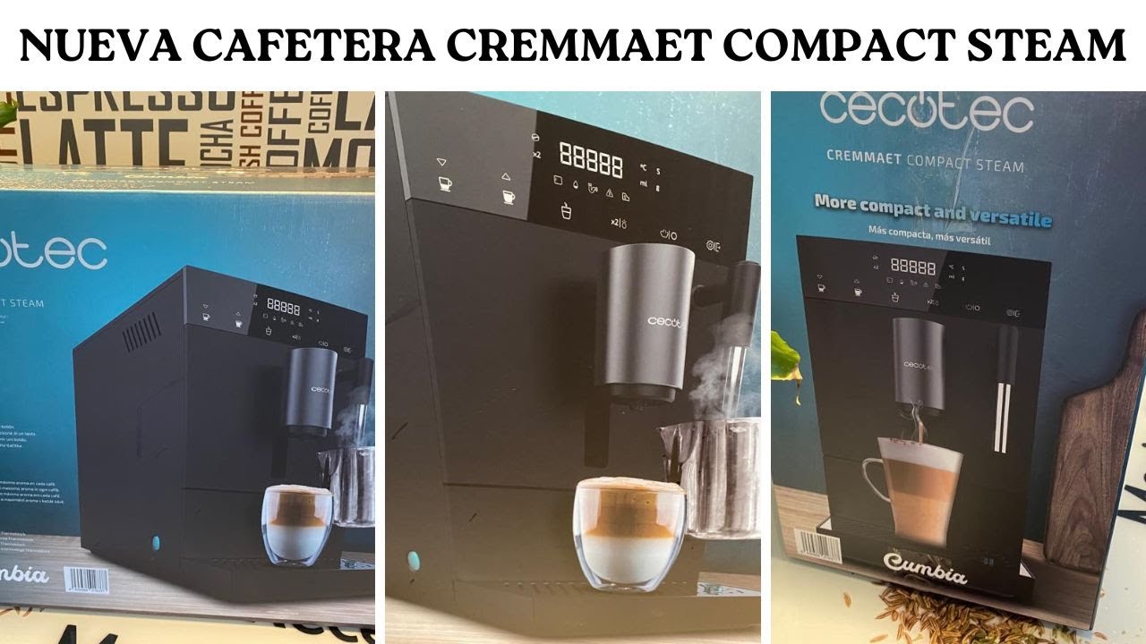 ☕️ ¡Probamos la CREMMAET COMPACT STEAM! 💥 CAFETERA