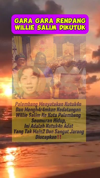 Kisah Kvtukan Rend4ng #shorts  #williesalim #palembang