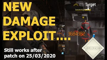 The Division 2 - NEW DAMAGE GLITCH for CONSOLE - AFTER PATCH 25/03 - INFINITE DPS EXPLOIT