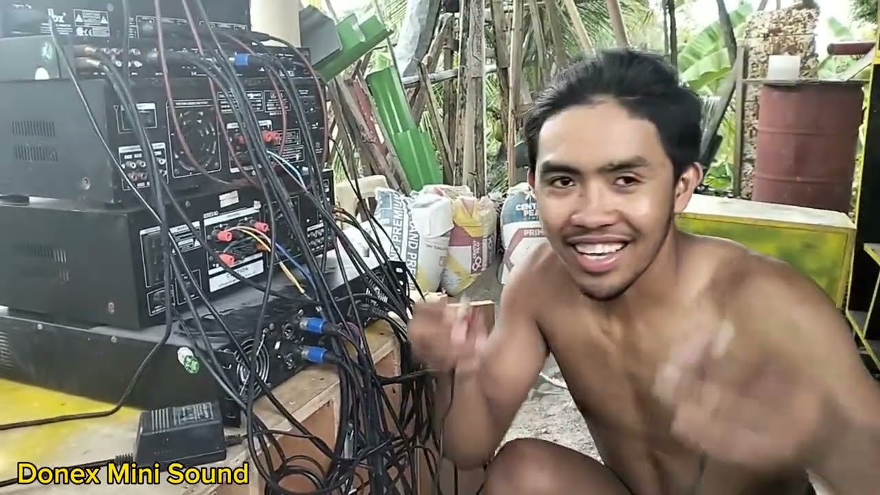 Basic set up 3 amplifiers connection with  mixer+equalizer+crossover