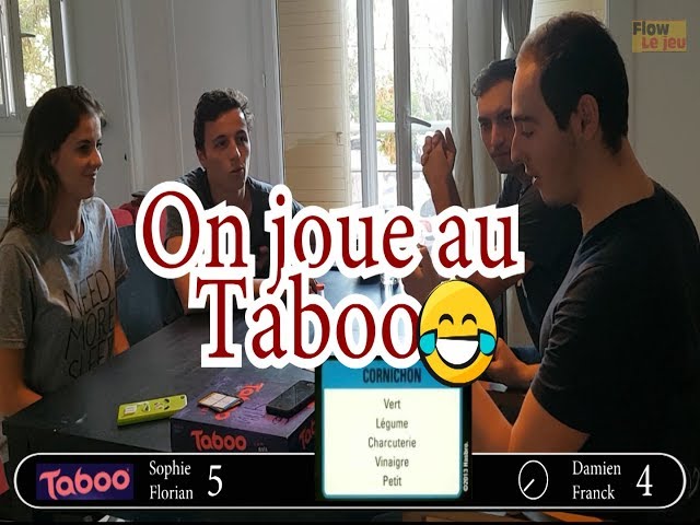 Taboo : Règle du jeu