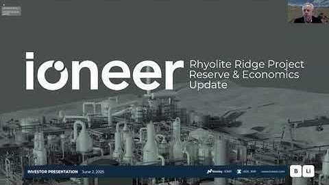 Ioneer Investor Webinar June 2025