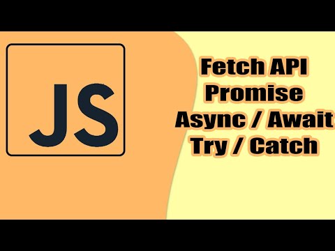 Видео: Fetch API, Promise, Async/Await, Try/Catch для новичков на практике. Запросы на сервер. JavaScript.