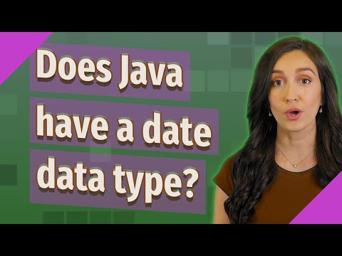 Does Java have a date data type?
