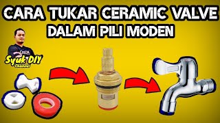 Cara Baiki Paip Air Menitik | Atasi Masalah Air Menitis | Ceramic Disc Replacement