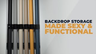 You Are Storing Your Backdrops Wrong... And Here's A Solution!