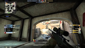 CS:GO Competitive Highlight- 4K Bombsite B Retake Dust II