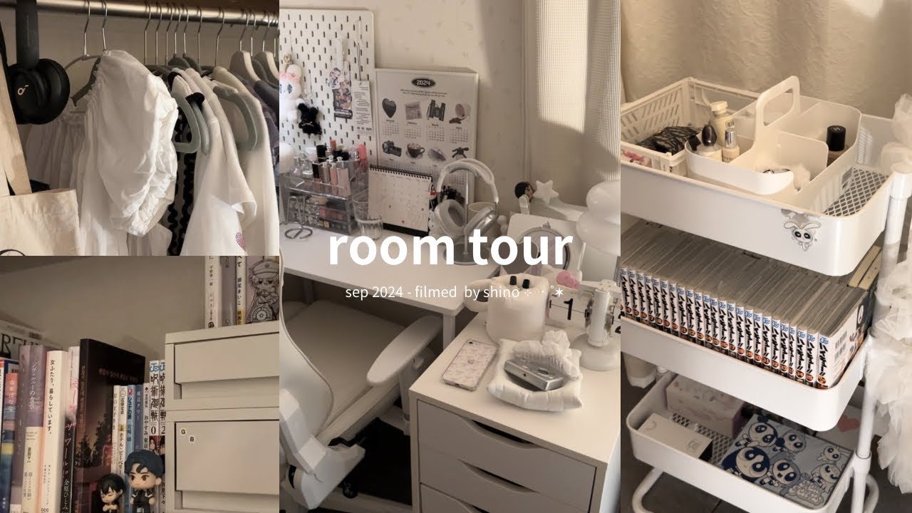 ［Room Tour］社会人オタクのお部屋紹介🏠引越し前のルームツアー,IKEA NITORI 無印多め 룸투어 sub