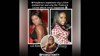 Foxy Brown explains why Lil Kim Collaboration “Thelma & Louise” Never Happened.