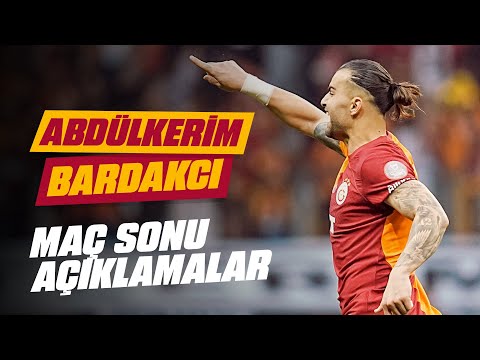 📺 Abdülkerim Bardakcı'nın maç sonu açıklamaları | #GSvPS