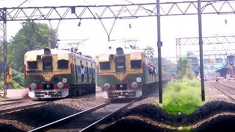 Perfect Crossing between Bardhhaman-Howrah(Chord) and Howrah-Barddhaman(Main) Local