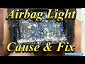 Airbag Light Cause & Fix B0104