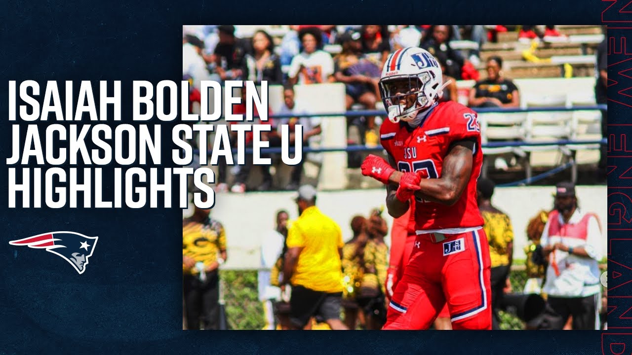 Isaiah Bolden College Highlights, JSU, CB | New England Patriots 2023 NFL Draft Pick