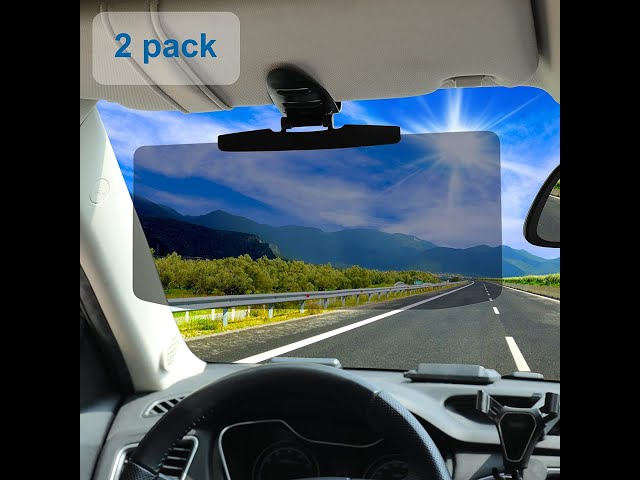 LUKETURE Universal Anti Glare Sun Visor Extender 