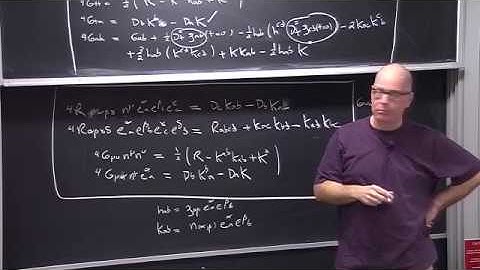 An advanced course in general relativity Lecture 12