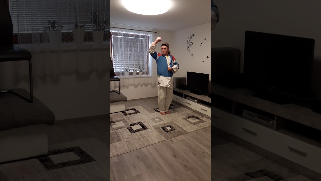 Shotokan karate kata CHINTE training - YouTube