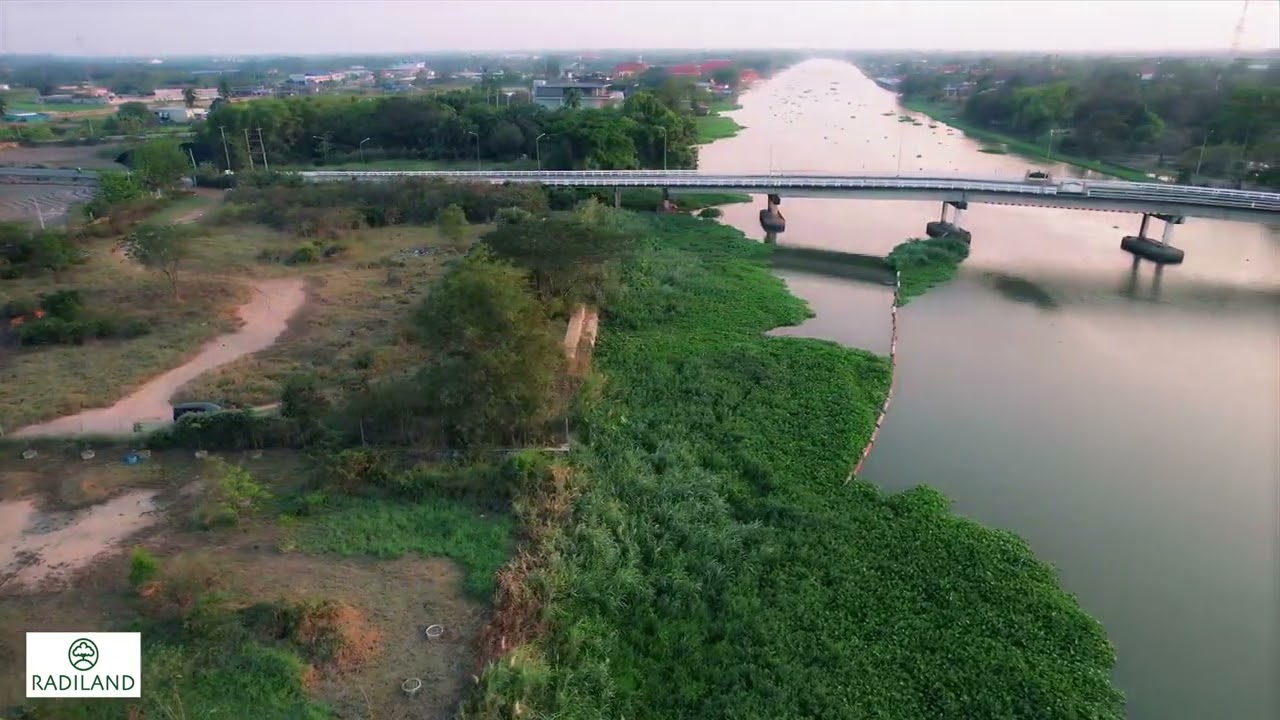 ขายที่ดิน 2-5 ไร่ ติดแม่น้ำนครชัยศรี ( แม่น้ำท่าจีน ) นครปฐม