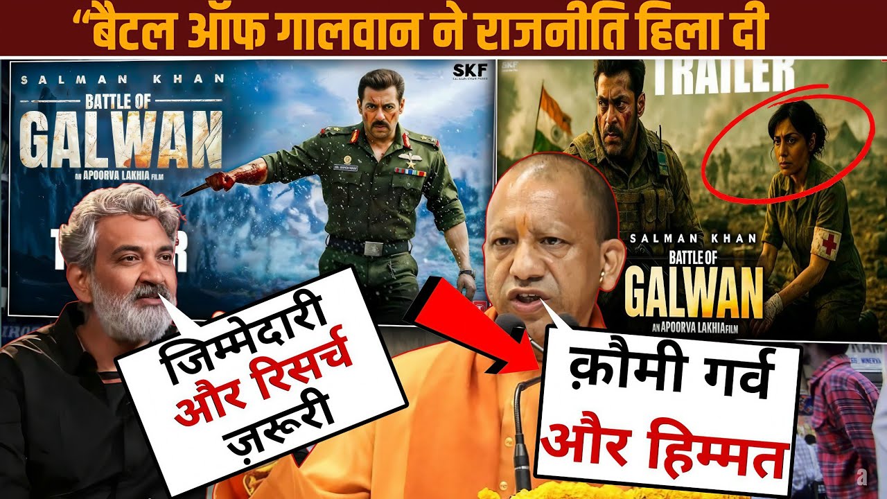 SS Rajamouli vs Yogi Adityanath on Salman Khan Battle of Galwan Trailer Controversy|Salman khan