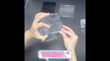 Clear Acrylic Display Case Countertop Box Organizer Stand Dustproof