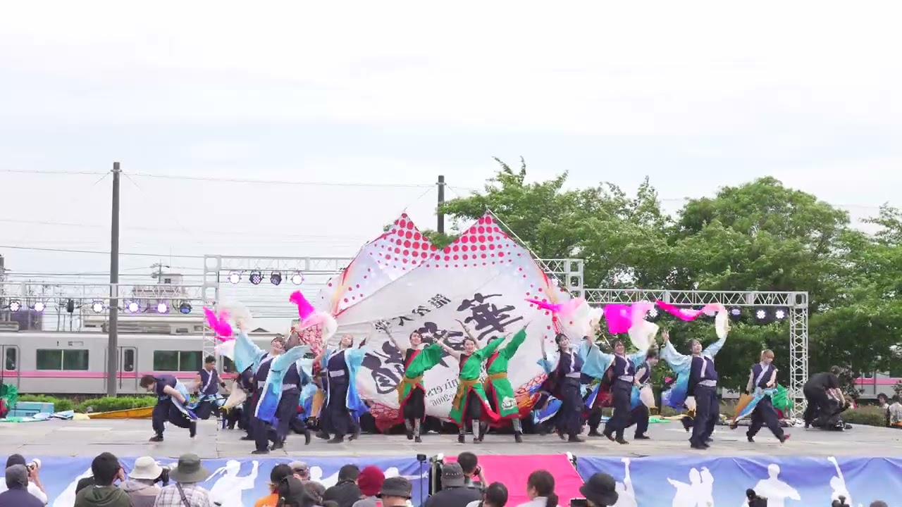 4K] 龍谷大学 華舞龍 犬山踊芸祭 2025 日曜日 - YouTube