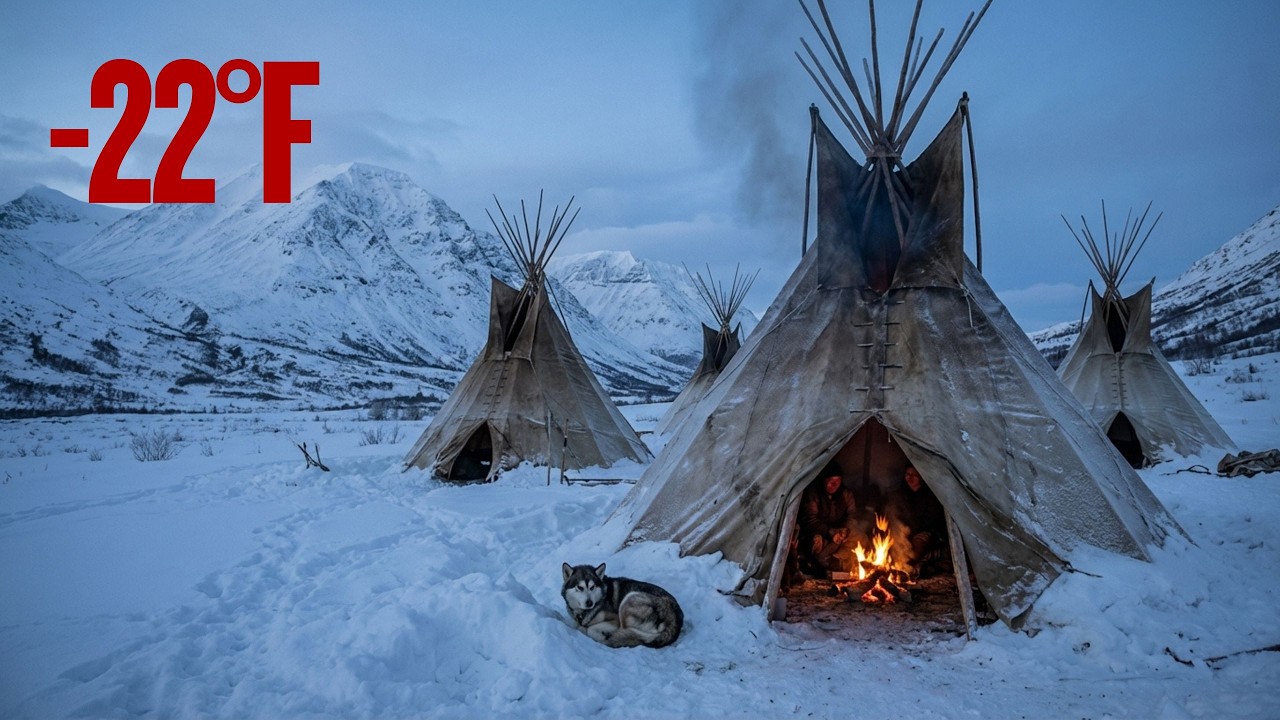 -22°F | Jak Indianie budowali i żyli w tipi w temperaturze -30°C
