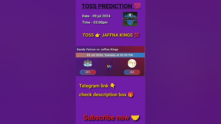 Jaffna kings vs Kandy Falcons toss prediction | today toss prediction 😍 | Lanka premier league 2024