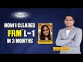 Khushi deora shares how she cleared frm l1 with only 3 months of preparation  fintelligents frm