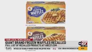 GIANT recalls frozen waffles