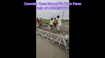 Concrete Truss Screed Fix Form Paver
