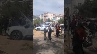 Ambulances Arrive At Scene Of School Shooting In Turkey