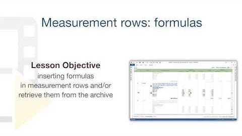 PriMus Tutorial - Measurement rows: formulas - ACCA software