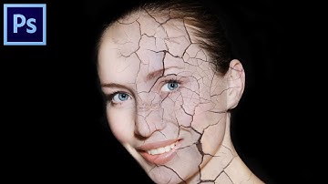 How to Create Realistic Cracked Skin effect using Photoshop | Crack Face Effect