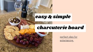DIY Charcuterie board | easy cheese board for beginners by Simplee Steph 540 views 4 years ago 6 minutes, 57 seconds