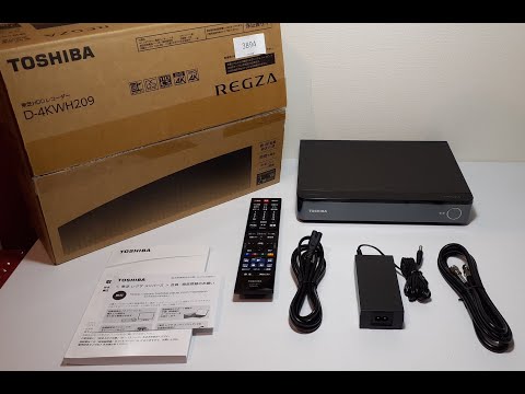 TOSHIBA：D-4KWH209 「東芝 2TB HDDレコーダー新4K衛星放送対応TOSHIBA REGZA レグザ ハードディスクレコーダー  D-4KWH209」#KSA3894