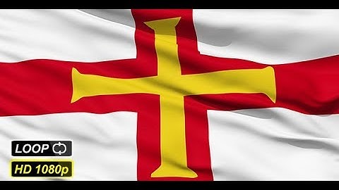 Flag Of The Bailiwick Of Guernsey | Motion Graphics - Videohive template