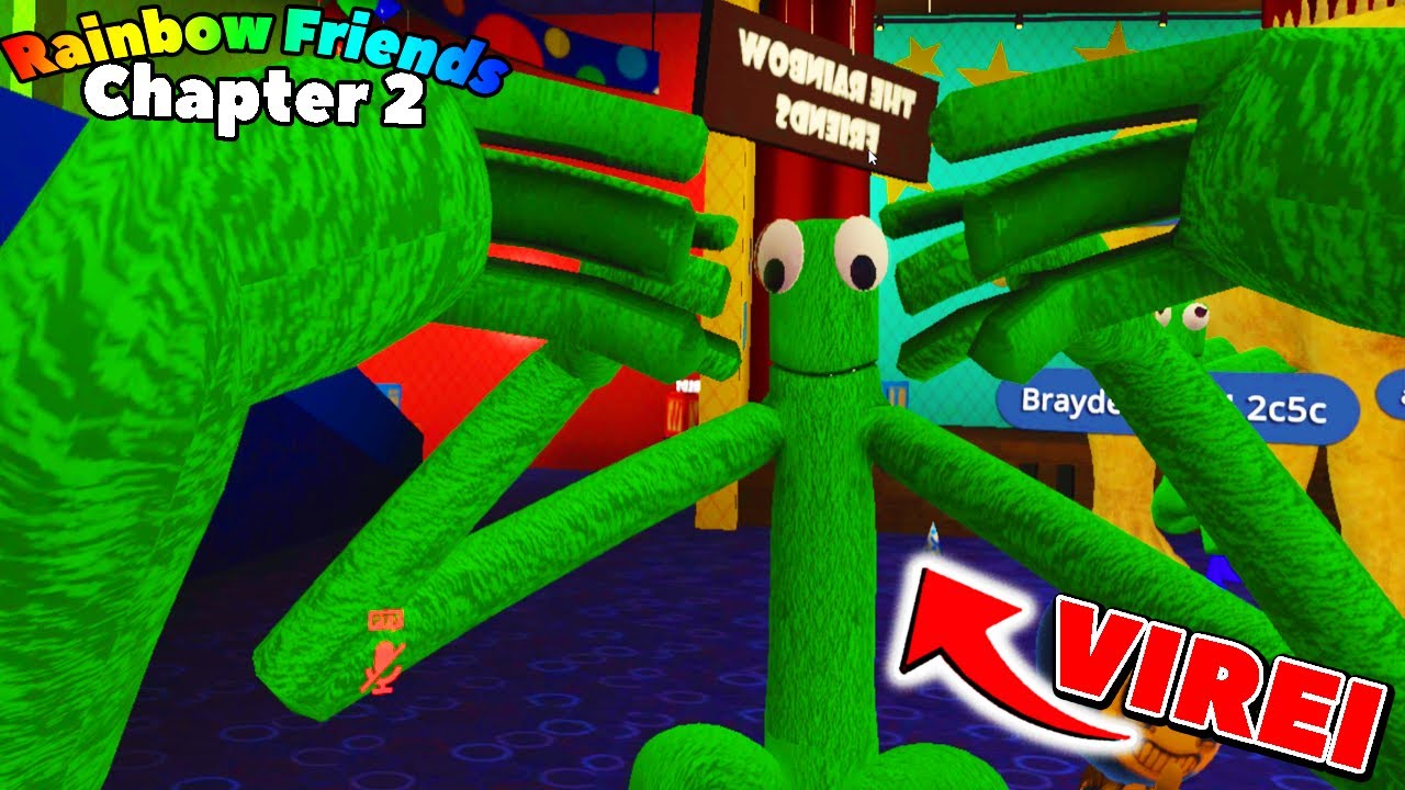 CONSEGUI VIRAR O NOVO BLUE EM REALIDADE VIRTUAL! {Rainbow Friends