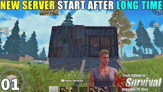 [DAY01] NEW SERVER START WITH GOOD LUCK 🤞 UZI IN 30 SEC | EP01 | LAST DAY RULES SURVIVAL GAMEPLAY