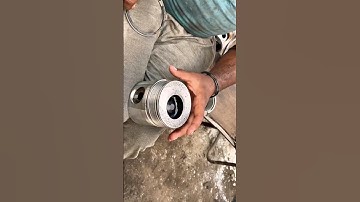How to place a piston ring in engine piston? ￼🫡#pistonring ￼ #engine #Mechanic #tata #shorts