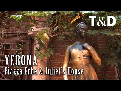 วีดีโอ: คำอธิบายและภาพถ่ายของ Piazza dell'Erbe - อิตาลี: Verona