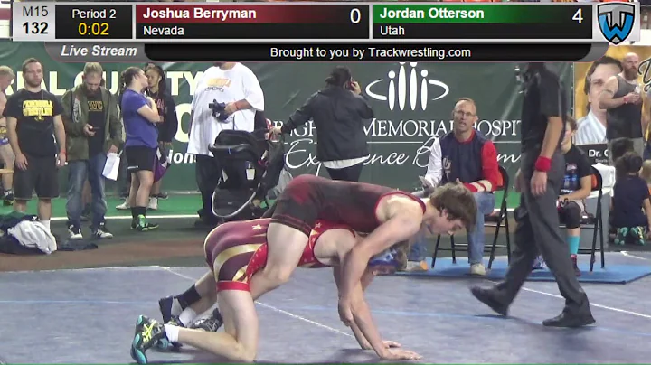 511 Junior 132 Joshua Berryman Nevada vs Jordan Ot...