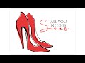 Fashion illustration Red shoes