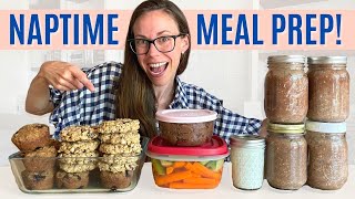NAPTIME MEAL PREP! Quick & Easy PlantBased Breakfast & Snack Ideas!