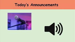 September 1, 2020 Morning Announcements - Google Slides