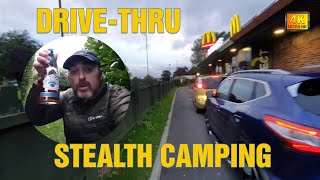 McDonald's Drive-thru STEALTH CAMPING | Riskiest stealth camp yet! | Wild Camping UK | SUNDERLAND