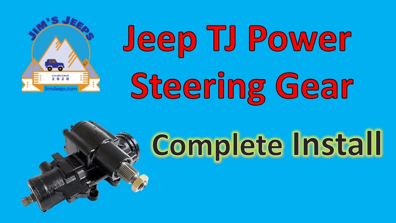 Jeep TJ Power Steering Install YouTube