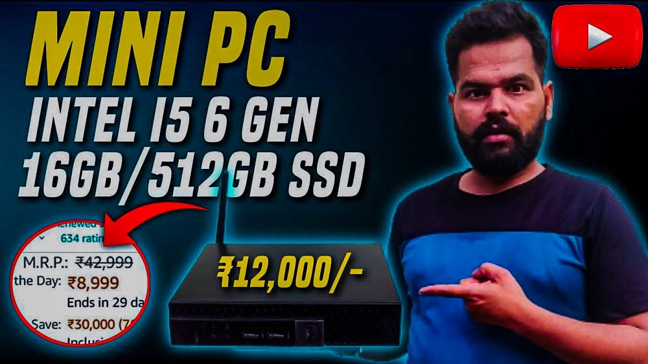 Best Mini PC 16GB512GB SSD Under 15,000₹ i5 6gen Unboxing & Full