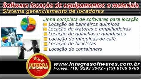 Software locação Software para locação software para locadora