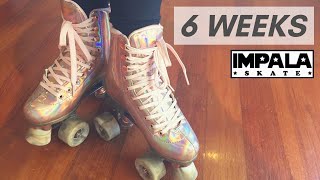 6 Week Roller Skating Progress! // Quad Skates | Figure Skater Tries Rollerskating